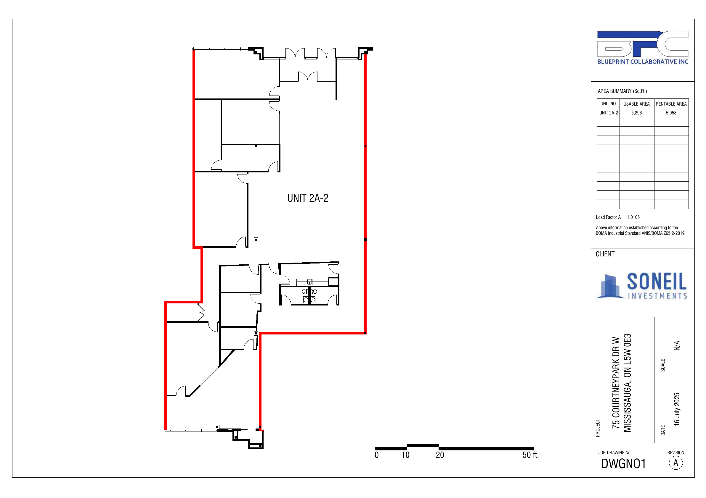 2A - 75 Courtneypark Drive West, Mississauga, ON floorplan