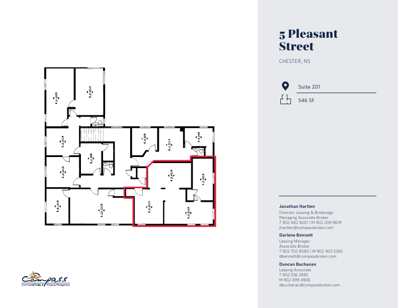 201 - 5 Pleasant Street, Chester, NS floorplan