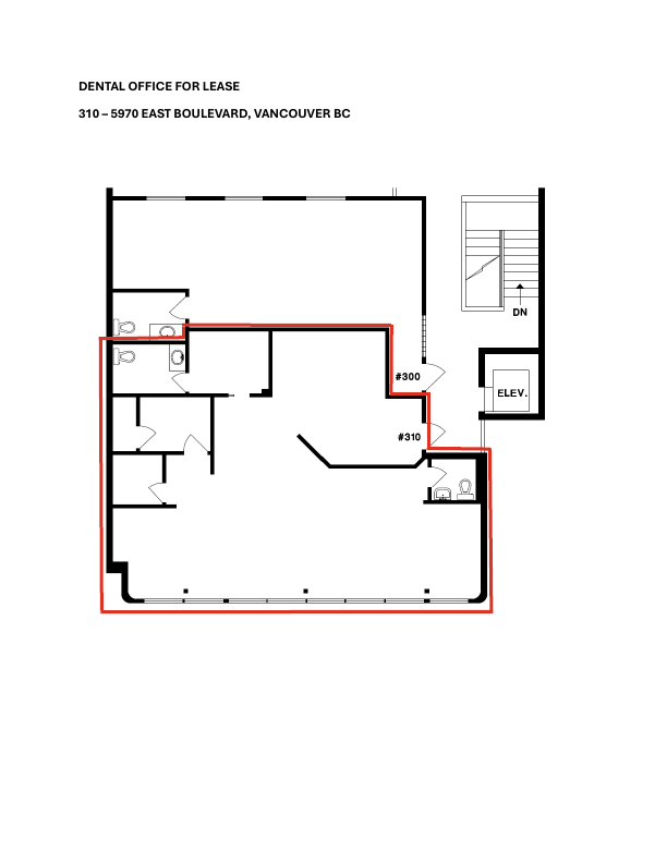310 - 5970 East Blvd, Vancouver, BC floorplan