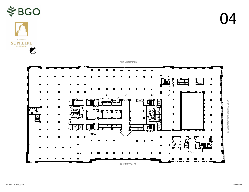 400 - 1155 Rue Metcalfe, Montréal, QC floorplan