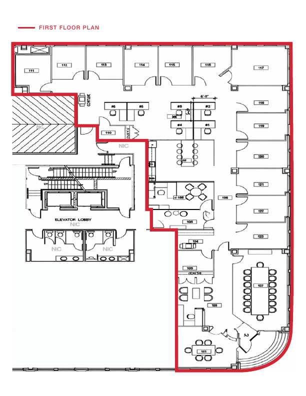105 - 334 11 Ave SE, Calgary, AB floorplan