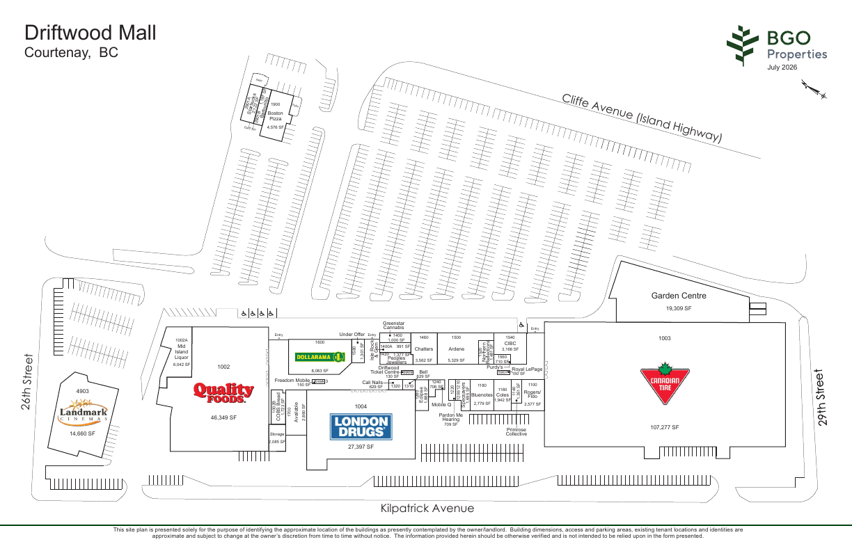1580 - 2751 Cliffe Avenue, Courtenay, BC floorplan