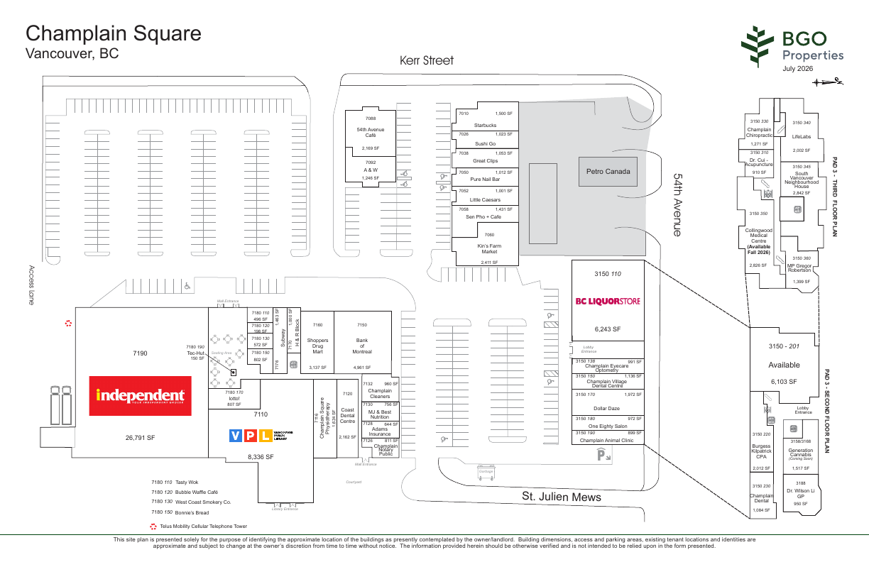 3150-350 - 3200 East 54th Avenue, Vancouver, BC floorplan