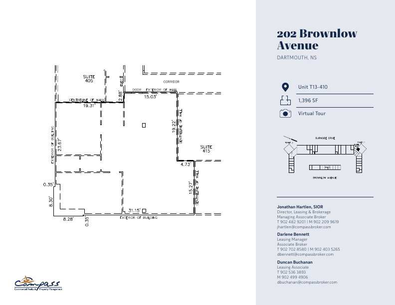 T13-410 - 202 Brownlow Avenue, Dartmouth, NS floorplan