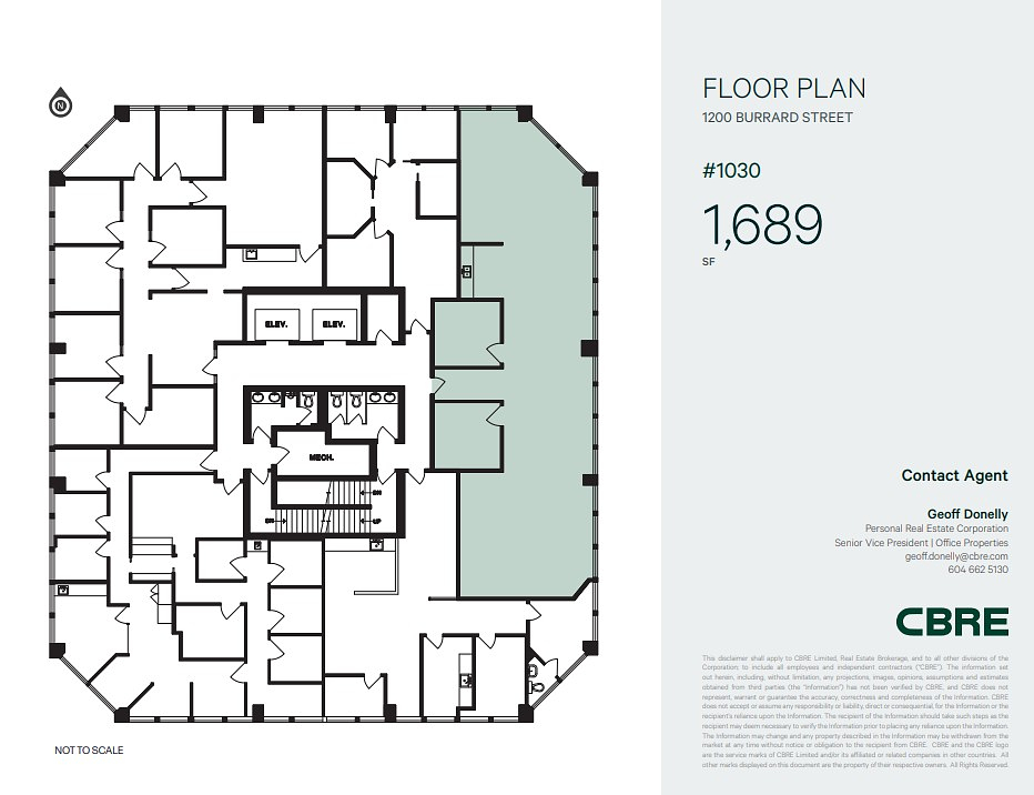 1030 - 1200 Burrard Street, Vancouver, BC floorplan