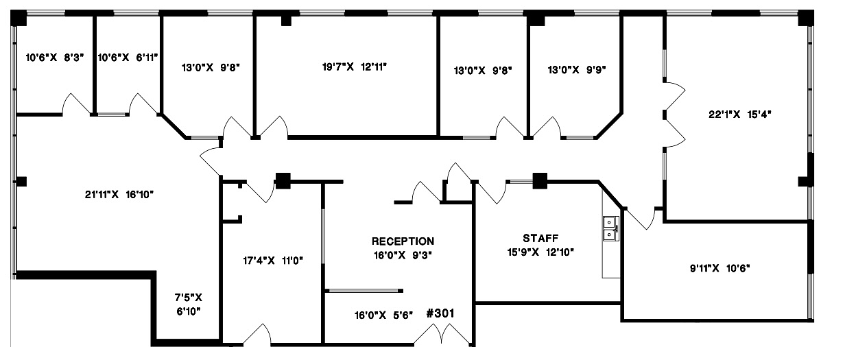 301 - 7380 King George Blvd, Surrey, BC floorplan