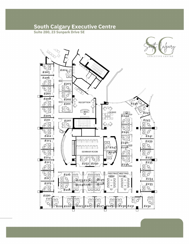 South Calgary Executive Centre - 23 Sunpark Drive Southeast, Calgary, AB floorplan