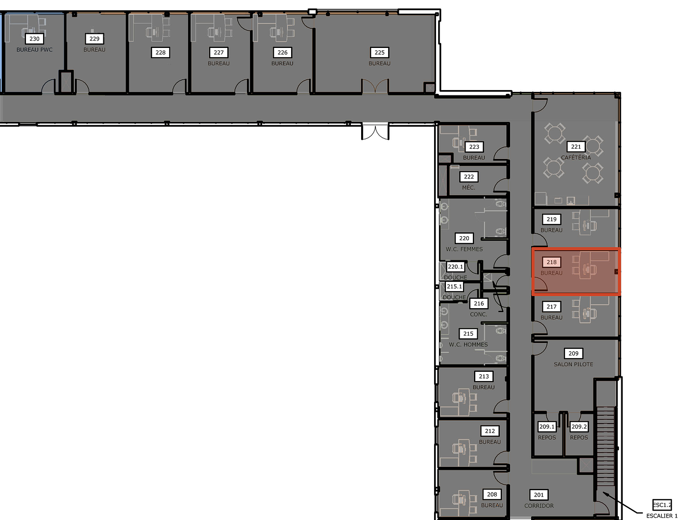218 - 6505 Rue Eugene-Heroux, Longueuil, QC floorplan
