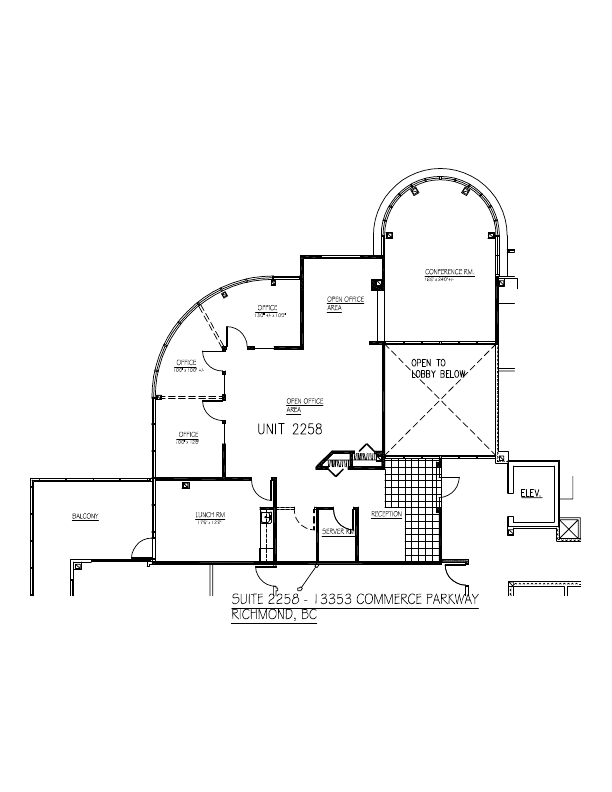 2258 - 13353 Commerce Parkway, Richmond, BC floorplan