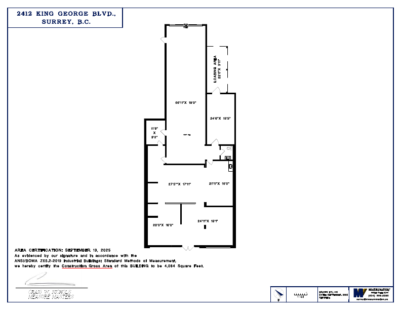 2412 - 2418 King George Boulevard, Surrey, BC floorplan