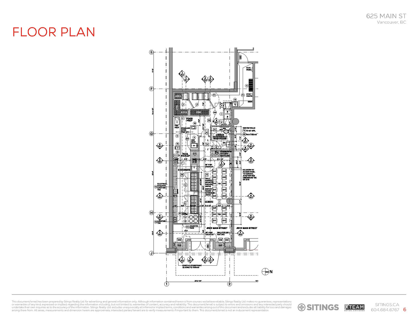 625 Main Street, Vancouver, BC floorplan