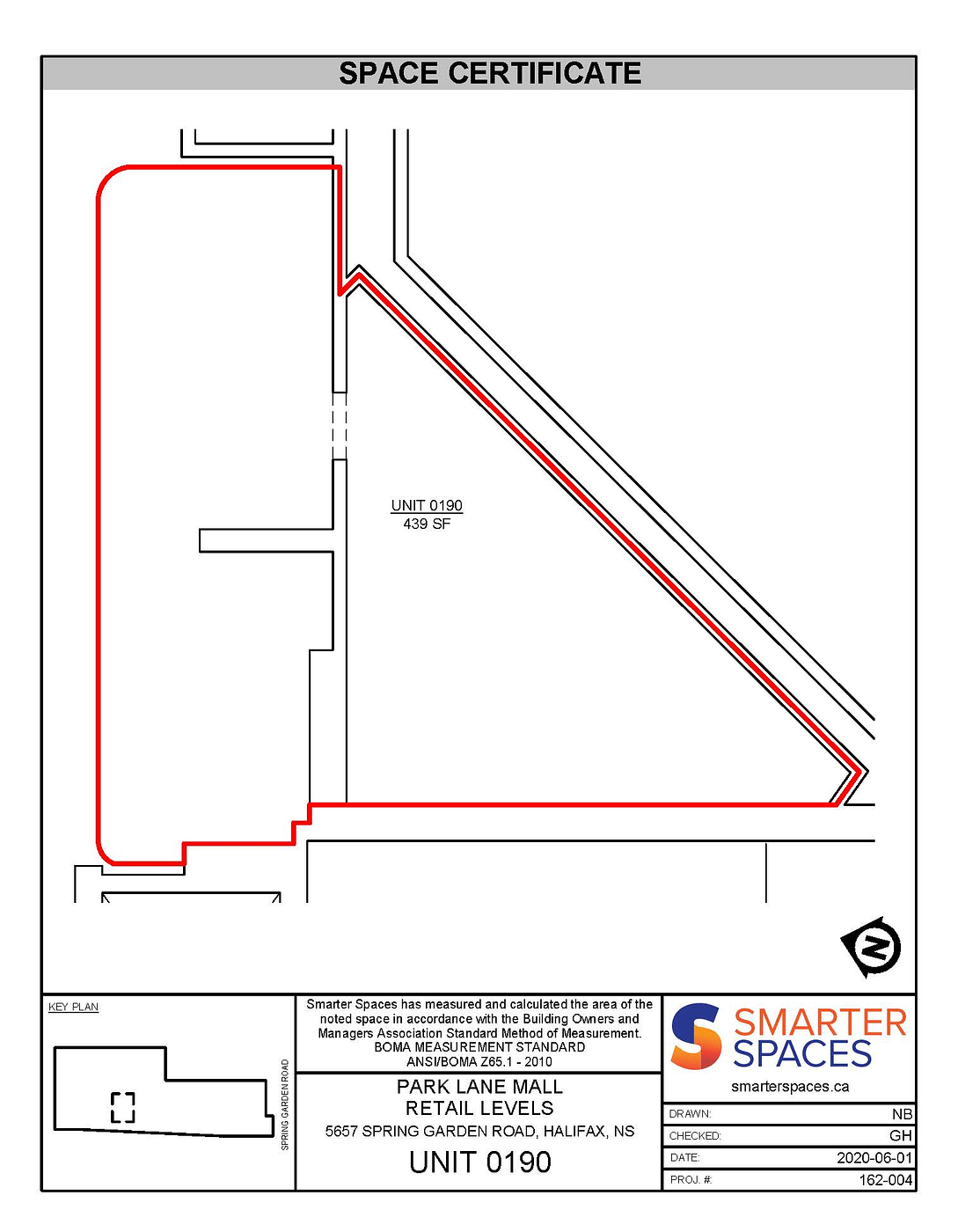 190 - 5657 Spring Garden Road, Halifax, NS floorplan