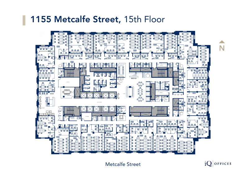 1501-00 - 1155 Rue Metcalfe, Montréal, QC floorplan