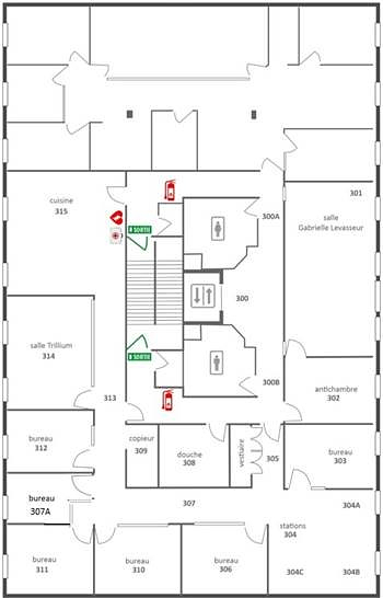 300 & 400 - 290 Dupuis Street, Ottawa, ON floorplan