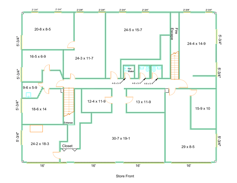 2nd floor - 177 Boulevard Saint-Jean-Baptiste, Châteauguay, QC floorplan
