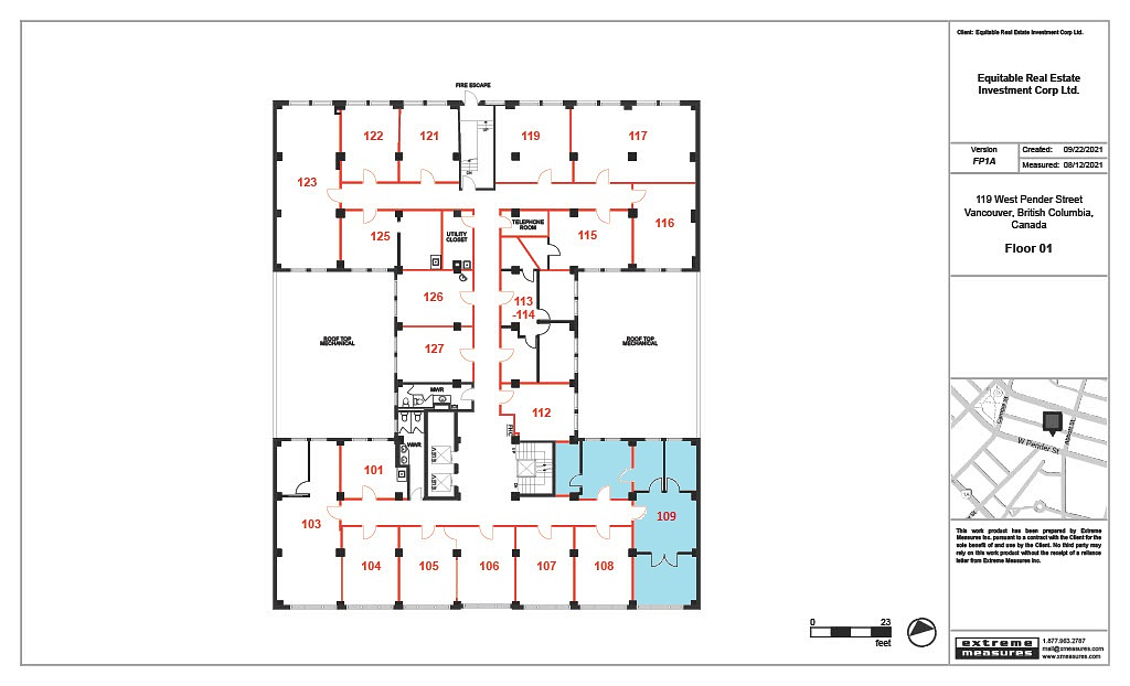 109 - 119 West Pender Street, Vancouver, BC floorplan