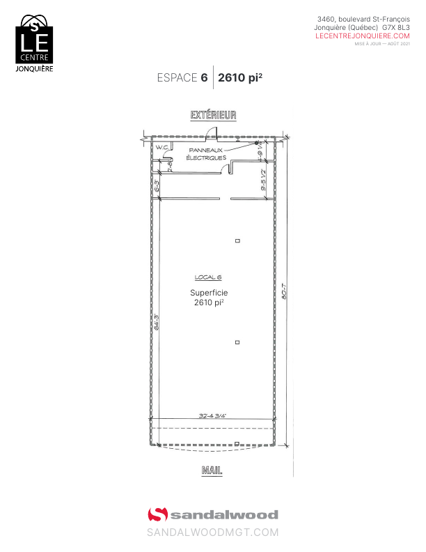 0006 - 3460 Boulevard Saint François, Saguenay, QC floorplan
