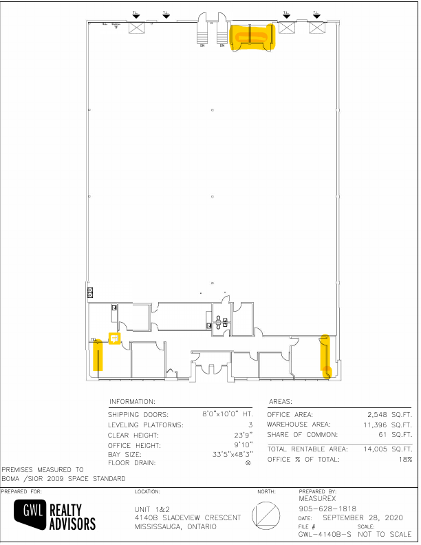 1-2-4140B - 4140 Sladeview Crescent, Mississauga, ON floorplan
