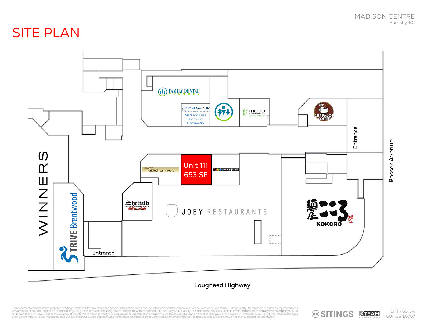 111 - 1899 Rosser Avenue, Burnaby, BC floorplan
