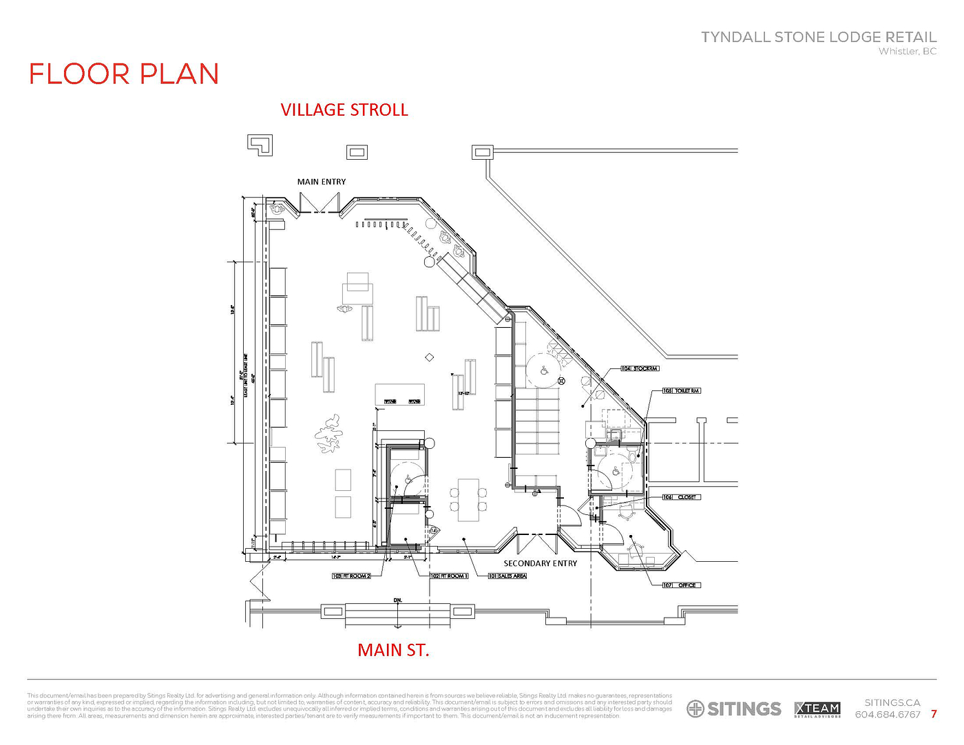 104 - 4338 Main Street, Whistler, BC floorplan