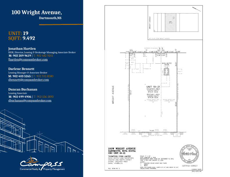 19 - 100 Wright Avenue, Dartmouth, NS floorplan