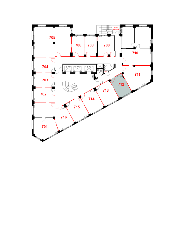 712 - 207 West Hastings Street, Vancouver, BC floorplan