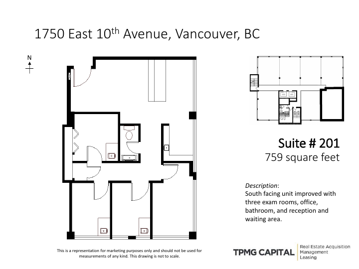 201 - 1750 E 10th Ave, Vancouver, BC floorplan