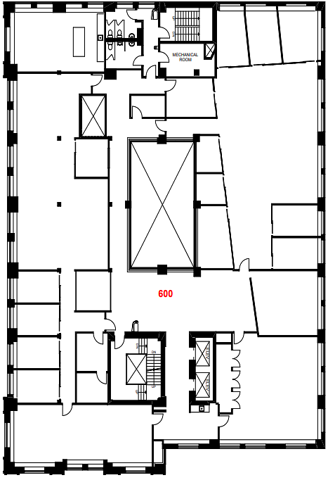 600 - 237 8 Ave SE, Calgary, AB floorplan