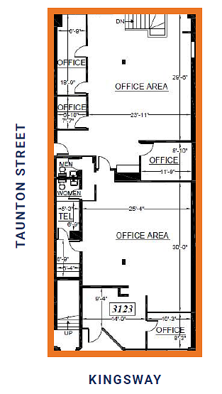3123 Kingsway, Vancouver, BC floorplan