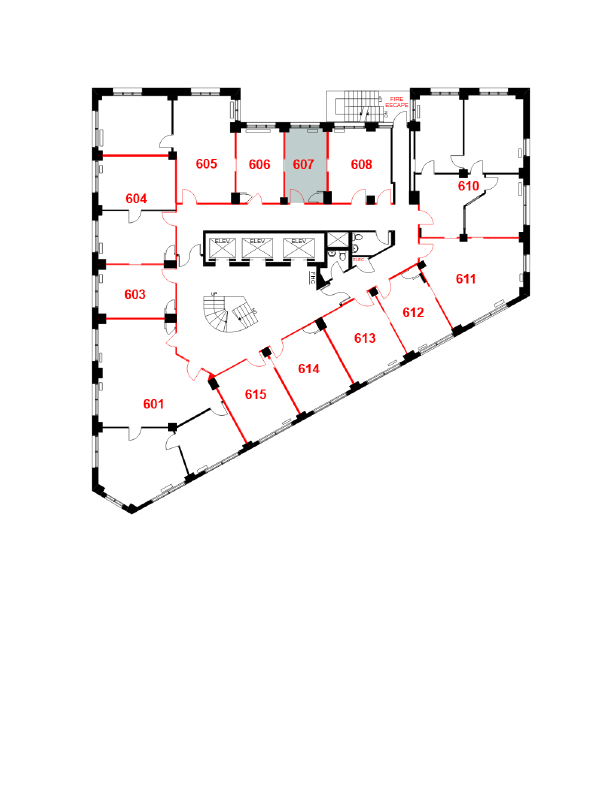 607 - 207 West Hastings Street, Vancouver, BC floorplan