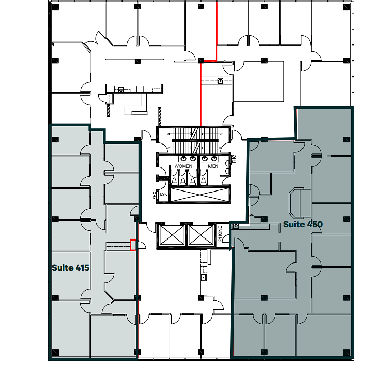 Suite 450 - 1414 8 Street Southwest, Calgary, AB floorplan