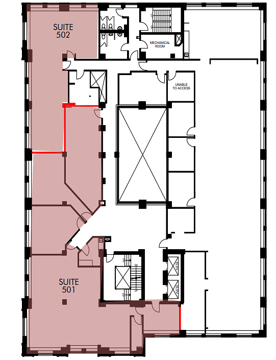 501 - 237 8 Ave SE, Calgary, AB floorplan