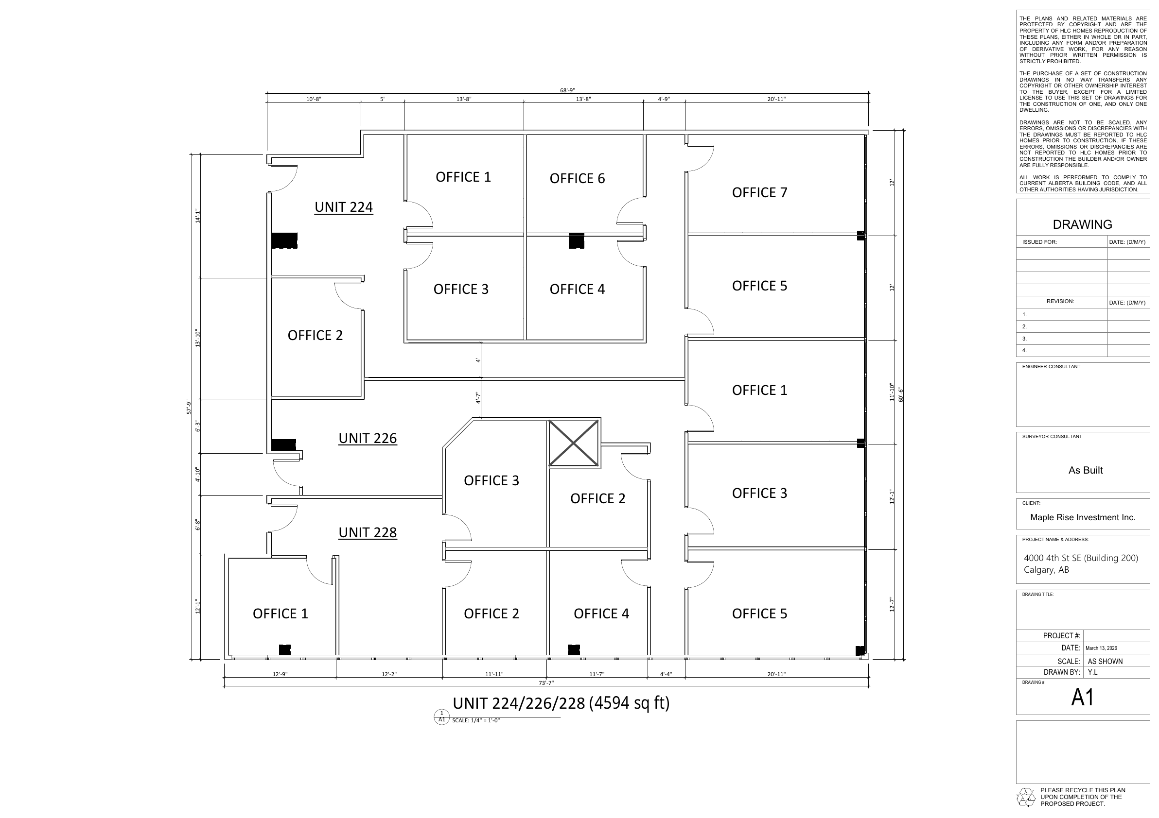 224 - 4000 4 Street Southeast, Calgary, AB floorplan