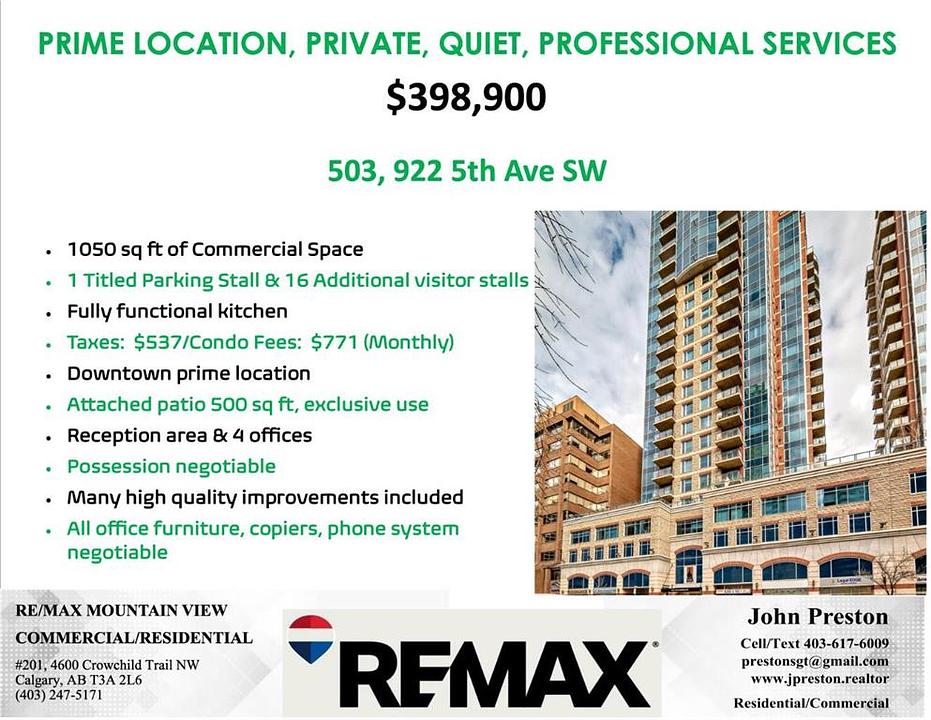 503 - 922 5 Avenue Southwest, Calgary, AB