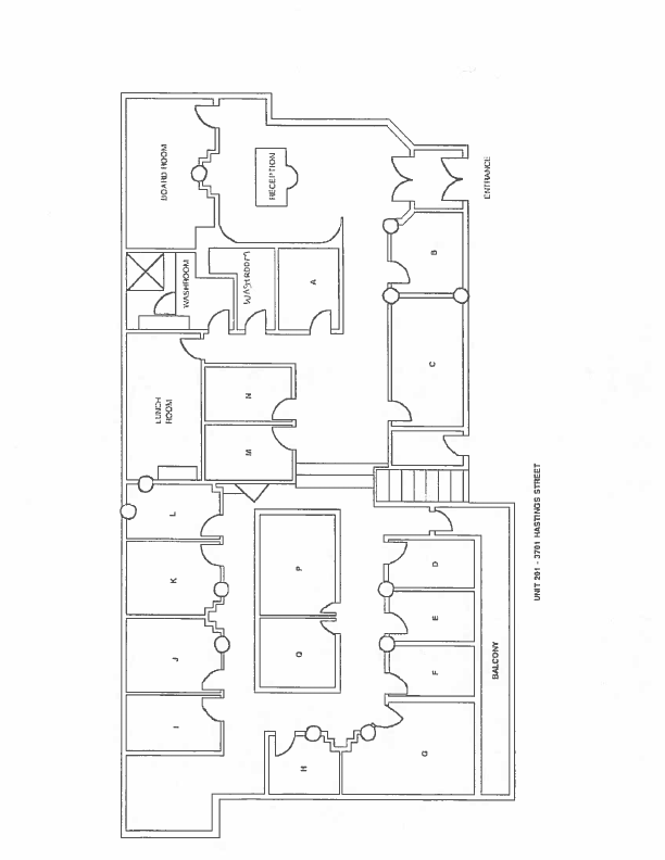 Virtual Office - 3701 Hastings Street, Burnaby, BC floorplan