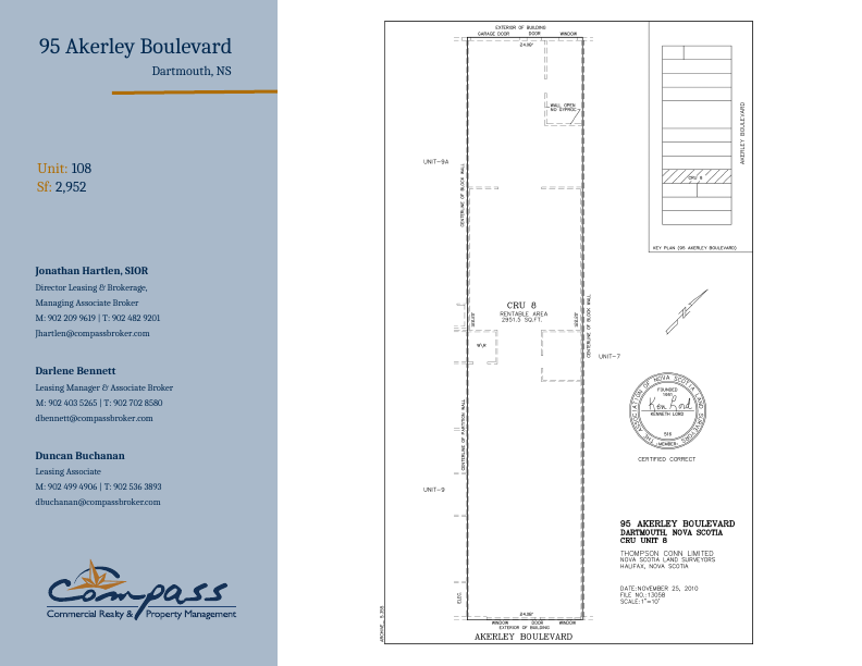 108 - 95 Akerley Boulevard, Dartmouth, NS floorplan