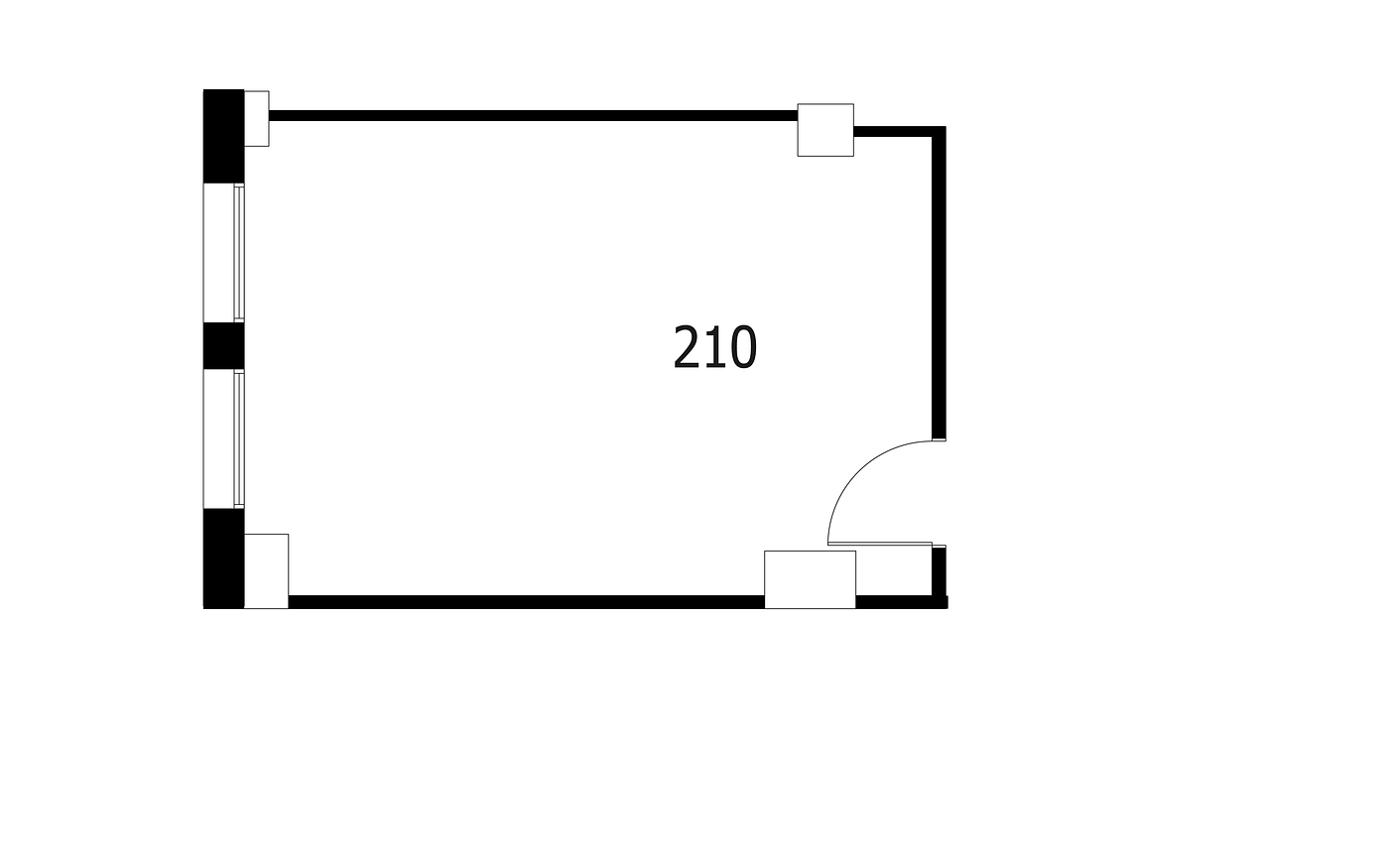 210 - 744 West Hastings Street, Vancouver, BC floorplan