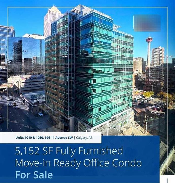 1010 & 1050 - 396 11 Avenue Southwest, Calgary, AB