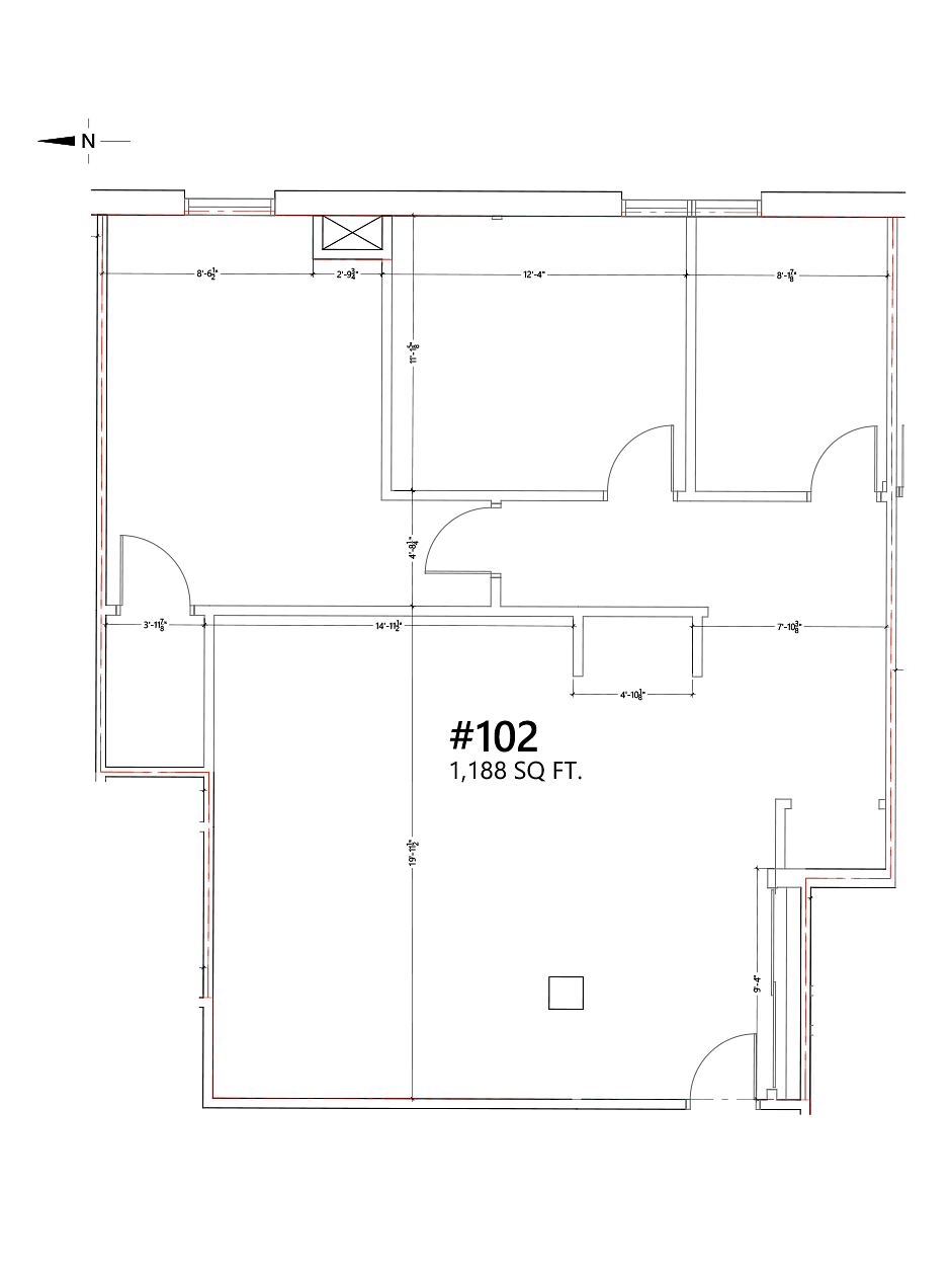100 & 102 - 122 17 Avenue Southeast, Calgary, AB floorplan