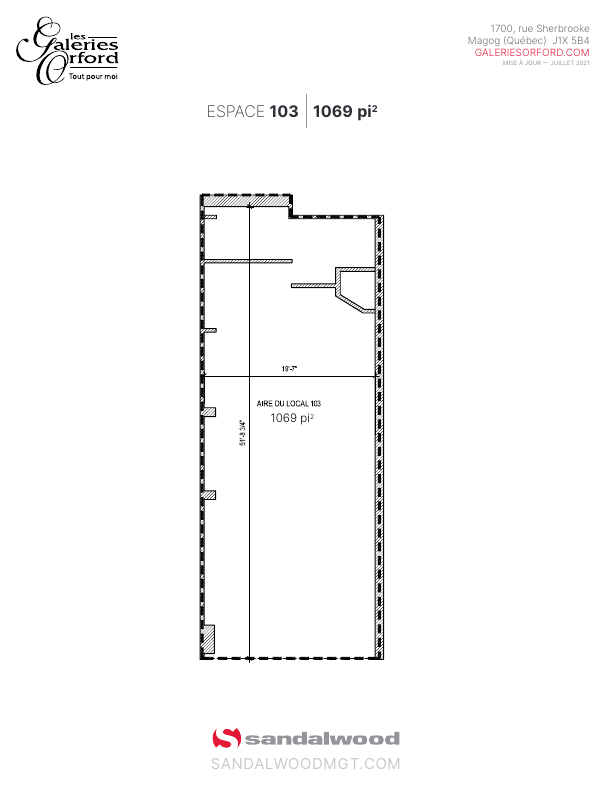 103 - 1700 Rue Sherbrooke, Magog, QC floorplan