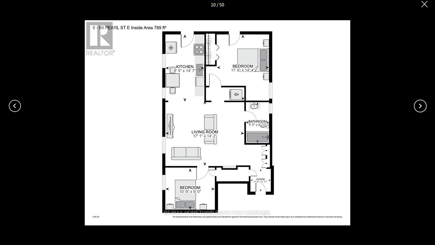61 - 61 Pearl Street East, Brockville, ON floorplan