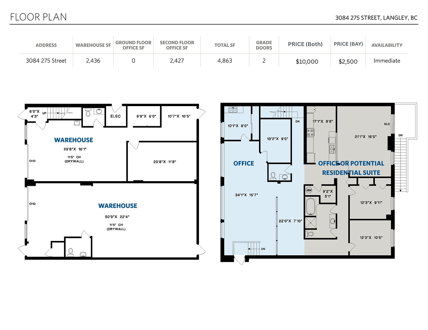 3084 275 Street, Langley Township, BC floorplan