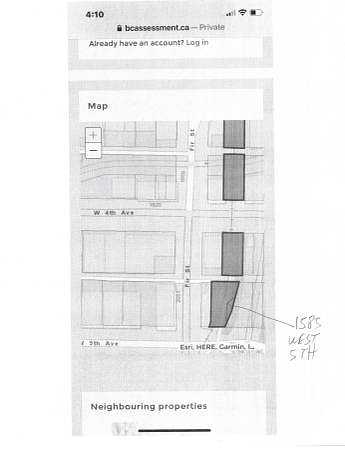 1585 West 5th Avenue, Vancouver, BC floorplan