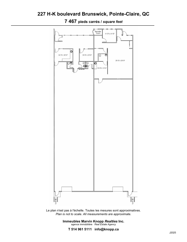 H & K - 227 Boulevard Brunswick, Pointe-Claire, QC floorplan