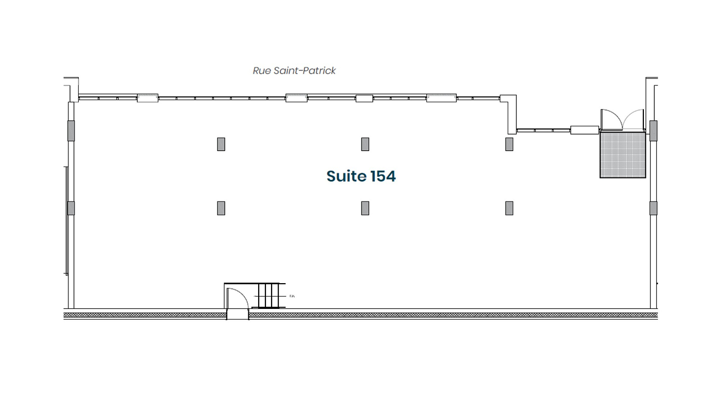 154 - 2350 Rue Saint-Patrick, Montréal, QC floorplan