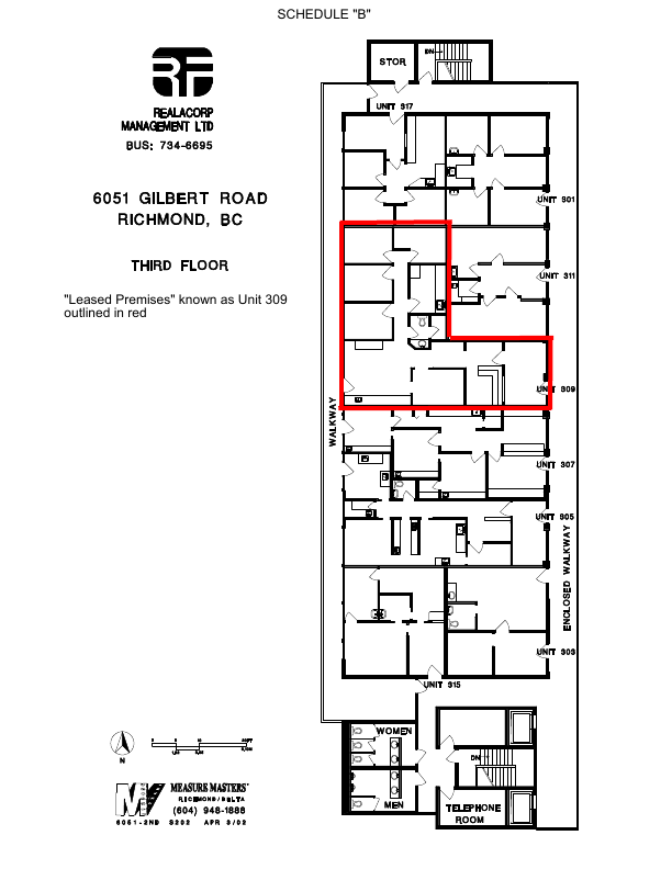 309 - 6051 Gilbert Rd, Richmond, BC floorplan