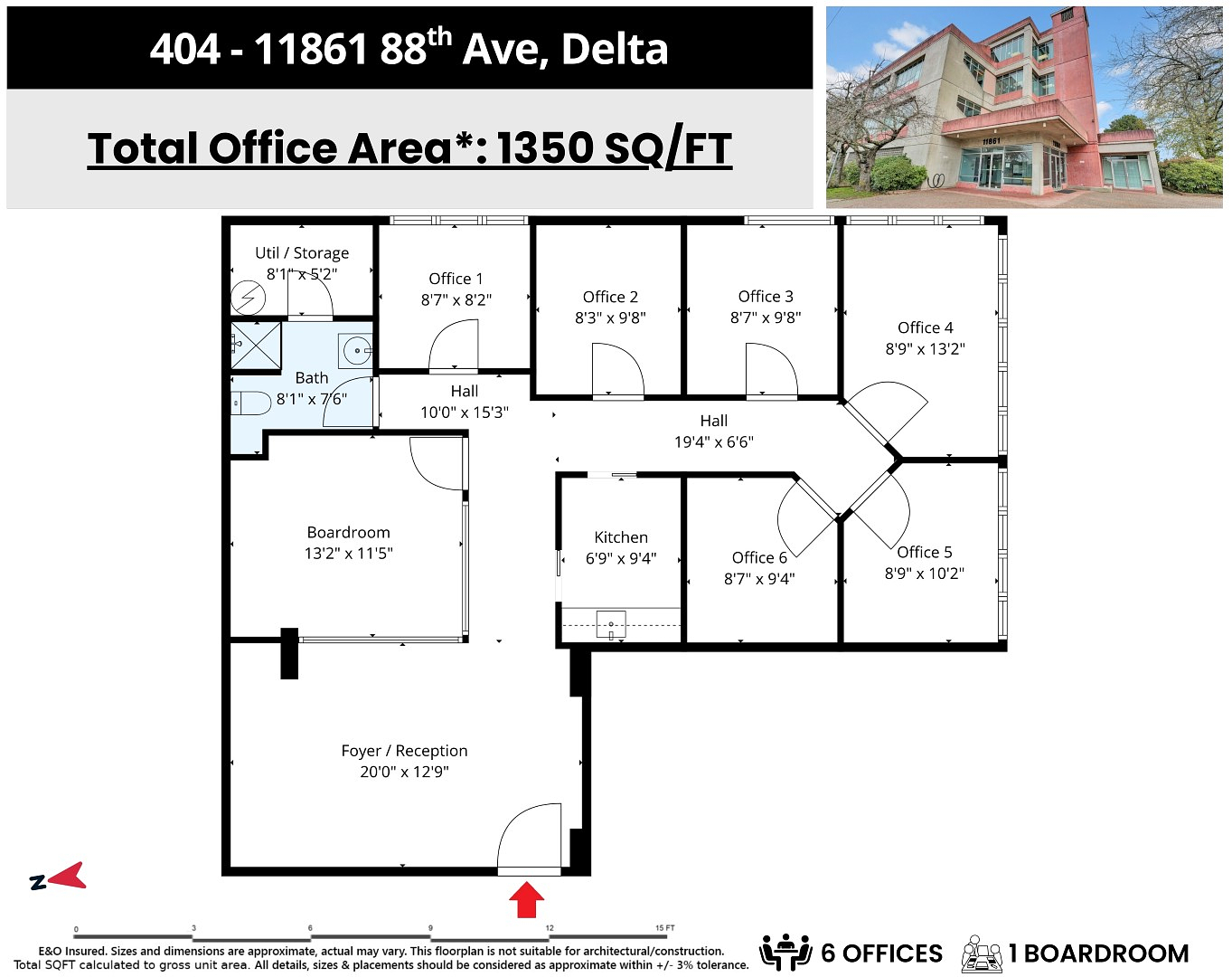404 - 11861 88 Avenue, Delta, BC floorplan