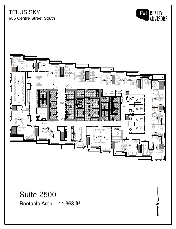 2500 - 685 Centre Street South, Calgary, AB floorplan