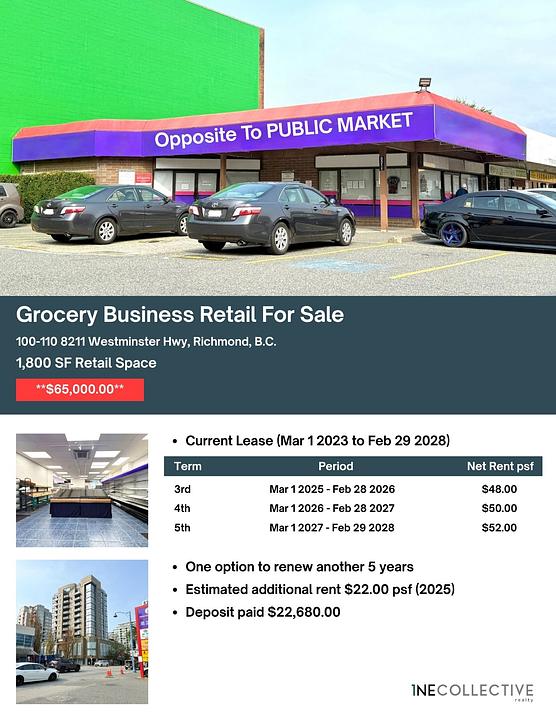 100-110 - 8211 Westminster Highway, Richmond, BC