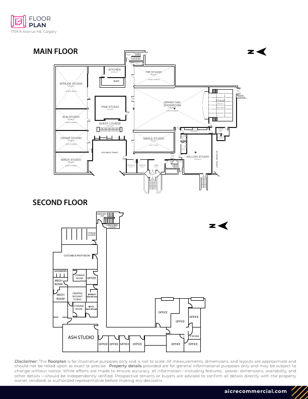 1709 8 Avenue Northeast, Calgary, AB floorplan
